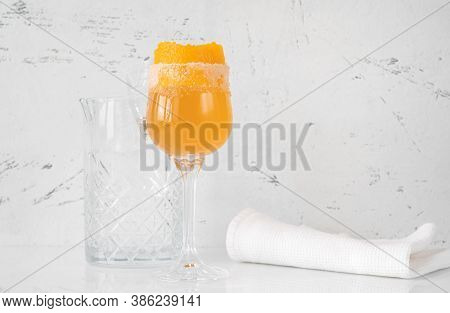 Glass Of Brandy Crusta