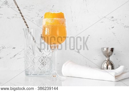 Glass Of Brandy Crusta