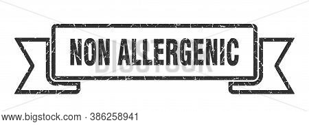 Non Allergenic Grunge Vintage Retro Band. Non Allergenic Ribbon