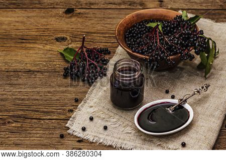 Elderberry Jam From Ripe Berries