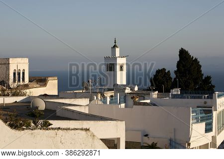 Tunisia Sidi Bou Said Old Town Mosque