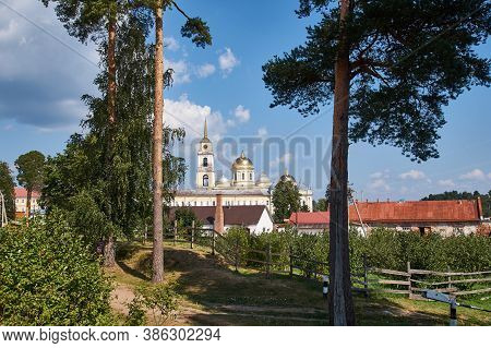 Nilov Desert-monastery On The Island Of Stolbny Lake Seliger