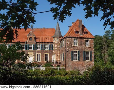 small castle in the germna woods near ahaus