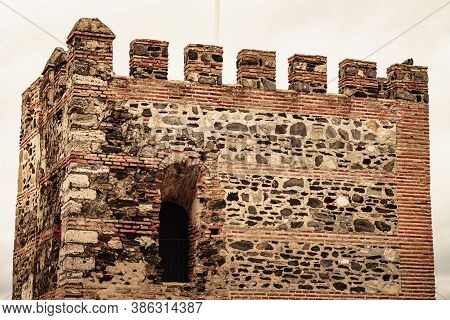 Sohail Castle In Fuengirola, Malaga Spain. Tourist Attraction, Place To Visit. Holidays On Costa Del