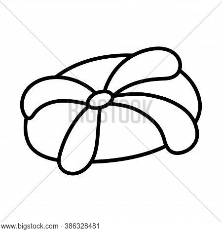 Isolated Bread Of The Dead. Day Of The Dead - Vector