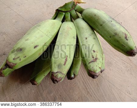 Tasty And Healthy Raw Banana Bunch