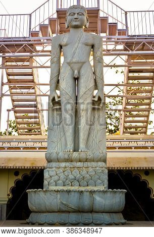 The Jain Samaj Has Constructed A 21 Feet Statue Of Lord Gomateshwar A Public Tourist Place In Indore