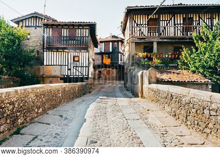 Old Street In La Alberca, Salamanca, Spain