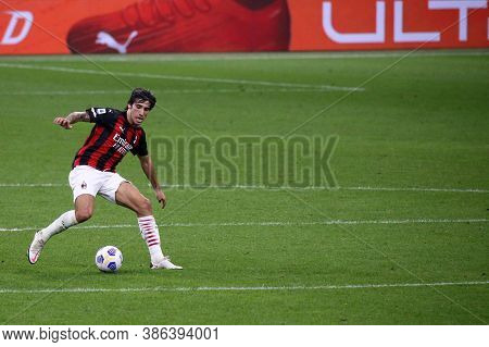 Milano, Italy. 21th September 2020. Italian Serie A. Sandro Tonali  Of Ac Milan  During The  Serie A