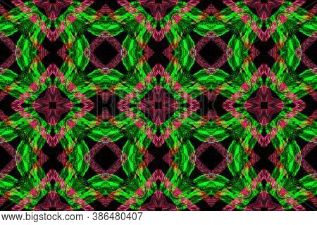 Tile Ethnic Design. Batik Vintage Textile. Abstract Geometric Background. Spanich Porcelain Design, 