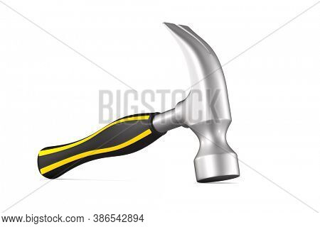 hammer on white background. Isolated 3D illustration