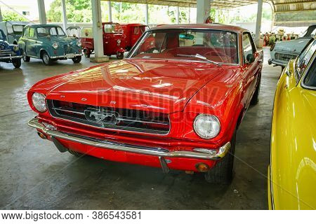 Classic Cars In Jesada Technik Museum, Nakhon Pathom, Thailand.