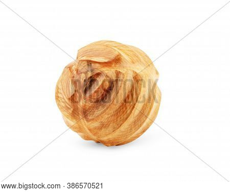 Wood Object For Corporal Massage Isolated On White