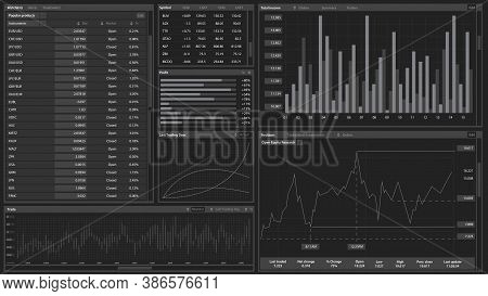 Forex Trade App Vector Photo Free Trial Bigstock