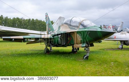 July 18, 2018, Moscow Region, Russia. Combat Trainer Aircraft Yakovlev Yak-130 At The Central Museum