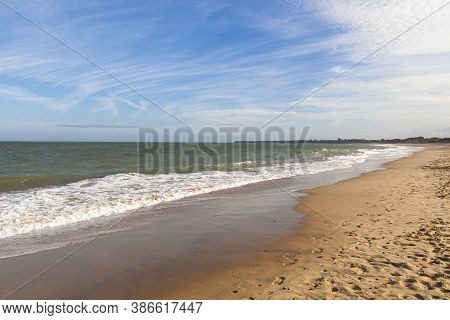 Sandy Irish Beach Brittas Bay On A Sunny Day