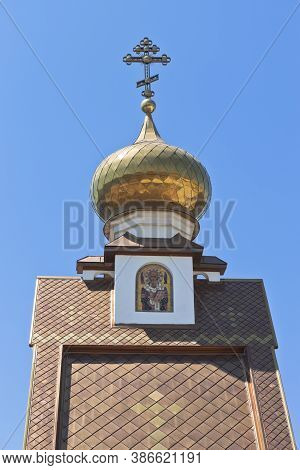 Fragment Of The Church Of St. Nicholas The Wonderworker At Cape Tarkhankut, Crimea, Russia