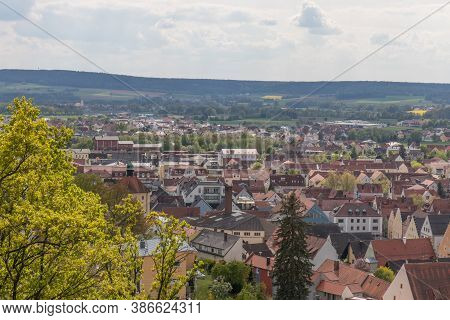 The Little Village Schwandorf In Bavaria, Foto Taken From The Schwammerling