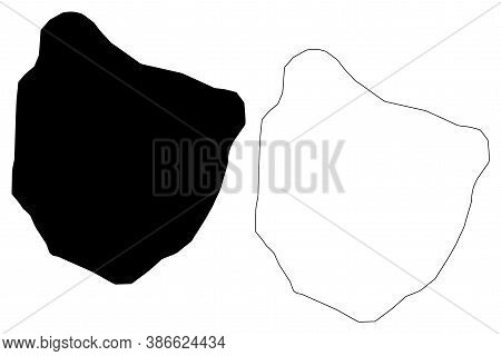 Benin City (federal Republic Of Nigeria, Edo State) Map Vector Illustration, Scribble Sketch City Of