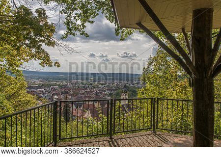 The Little Village Schwandorf In Bavaria, Foto Taken From The Schwammerling
