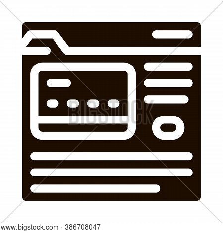 Internet Shopping Payment Vector Icon. Online Money Transaction, Financial Banking Credit Card Payme