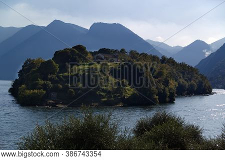 Comacina Island, Como Lake , Italy. High Quality Photo