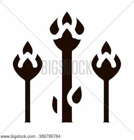 Healthy Food Vegetable Snake Bean Vector Sign Icon . Vegan Bio Eco Agriculture Yardlong Bean Pictogr