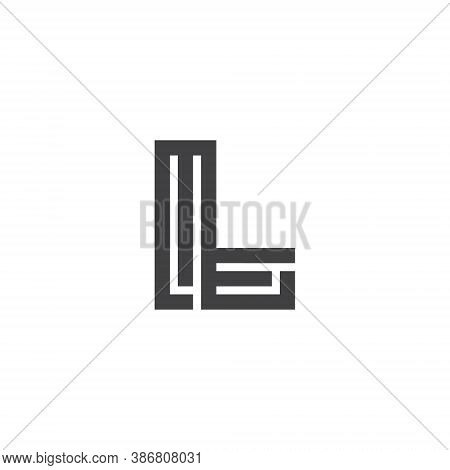 L Letter Lettermark Logo Monogram - Typeface Type Emblem Character Trademark
