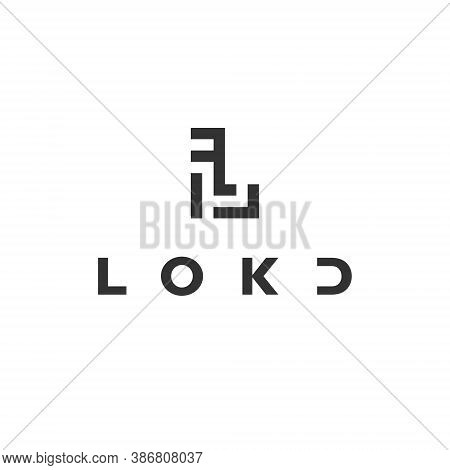 L Letter Lettermark Logo Monogram - Typeface Type Emblem Character Trademark