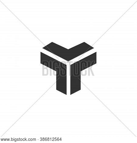Y Letter Lettermark Logo Monogram - Typeface Type Emblem Character Trademark