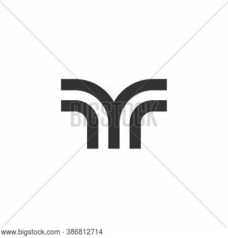 Y Letter Lettermark Logo Monogram - Typeface Type Emblem Character Trademark