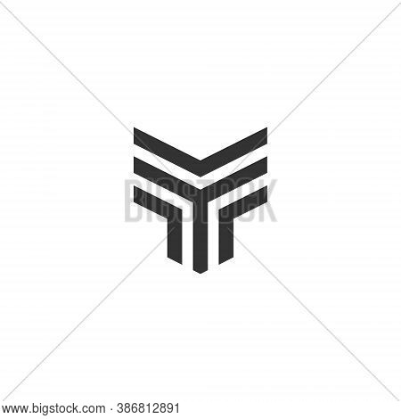 Y Letter Lettermark Logo Monogram - Typeface Type Emblem Character Trademark