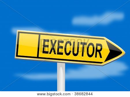 Panneau directionnel avec exécuteur de l'indicateur