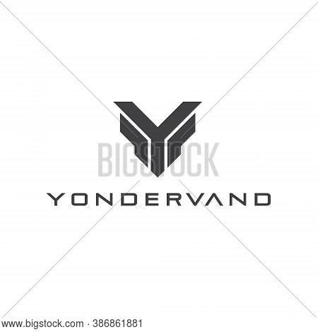 Y Letter Lettermark Logo Monogram - Typeface Type Emblem Character Trademark