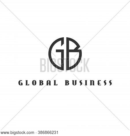 Gb Letter Logo G B Monogram Design Element Typeface Type Vintage Sign Emblem Typeset Combination Lux