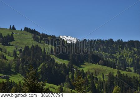 Fantastic Mountain Scenery In Wildhaus In Switzerland 7.5.2020
