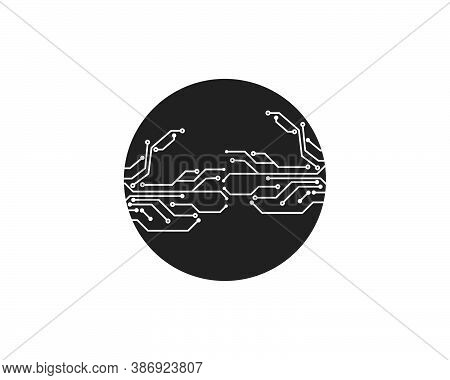 Circuit Board Line Concept Design Illustration