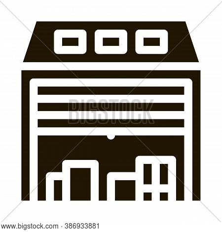 Post Stock Postal Transportation Company Icon Vector . Contour Illustration