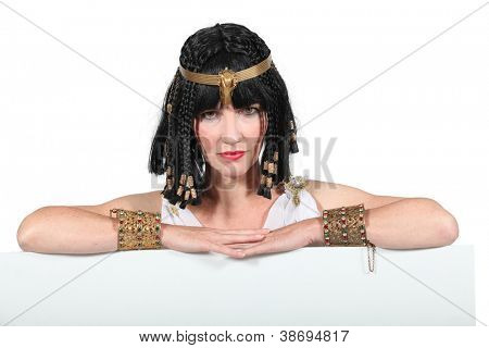 Eygptian 服装的女人