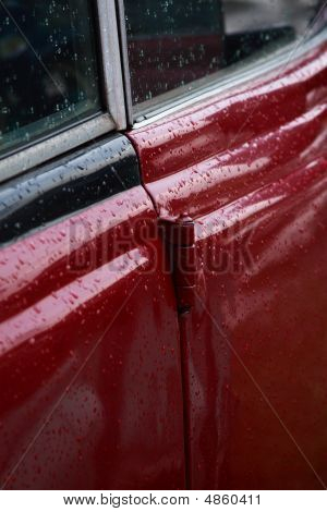 Primer plano de un coche Retro