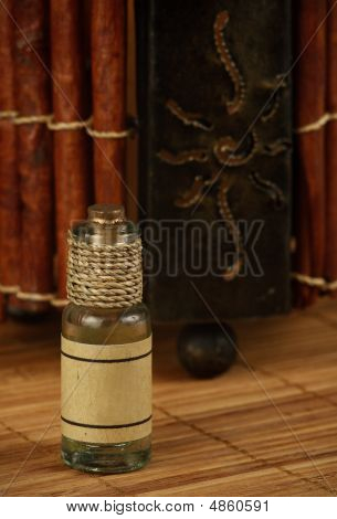 Botella de aceite de Spa
