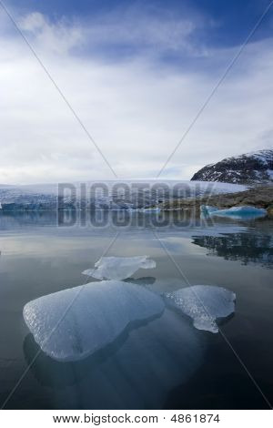 Ledovec Jostedalsbreen krajina - Norsko
