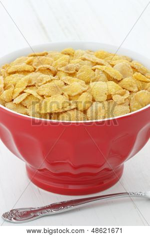 Delicious Corn Flakes Breakfast