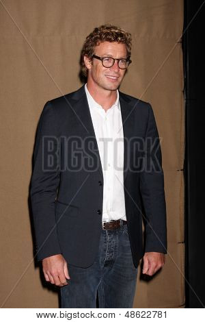 LOS ANGELES - JUL 29: Simon Baker dorazí na 2013 CBS TCA letní párty na soukromé umístění 