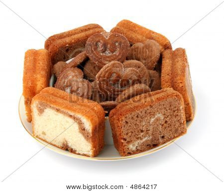 Rebanadas de un pastel de Chocolate