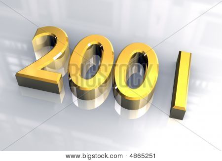 År 2001 i guld 3D
