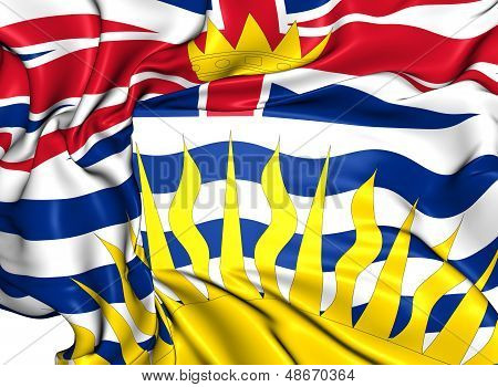 British Columbia, Kanada bayrağı.