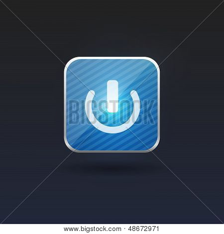 User interface switch power button (On/Off)