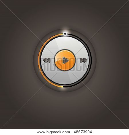 User interface media player