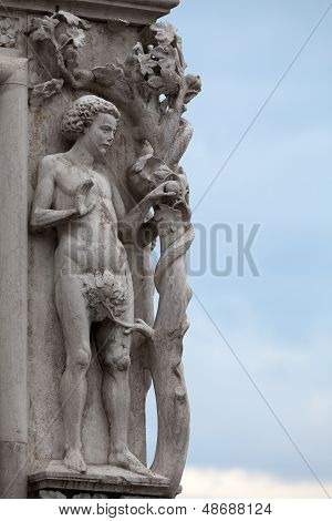Venice - Doge's Palace. A scene from Paradise